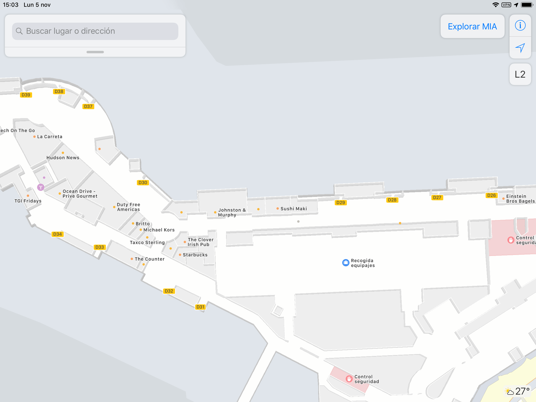 Apple Maps y los aeropuertos