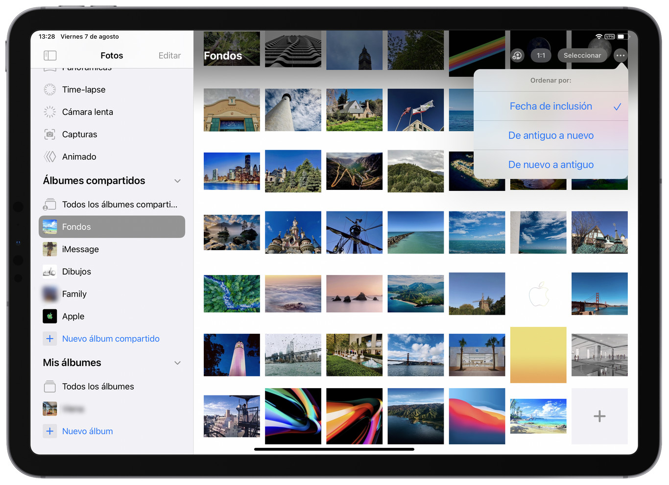Así podemos reordenar elementos en la app Fotos usando iOS 14 y iPadOS 14