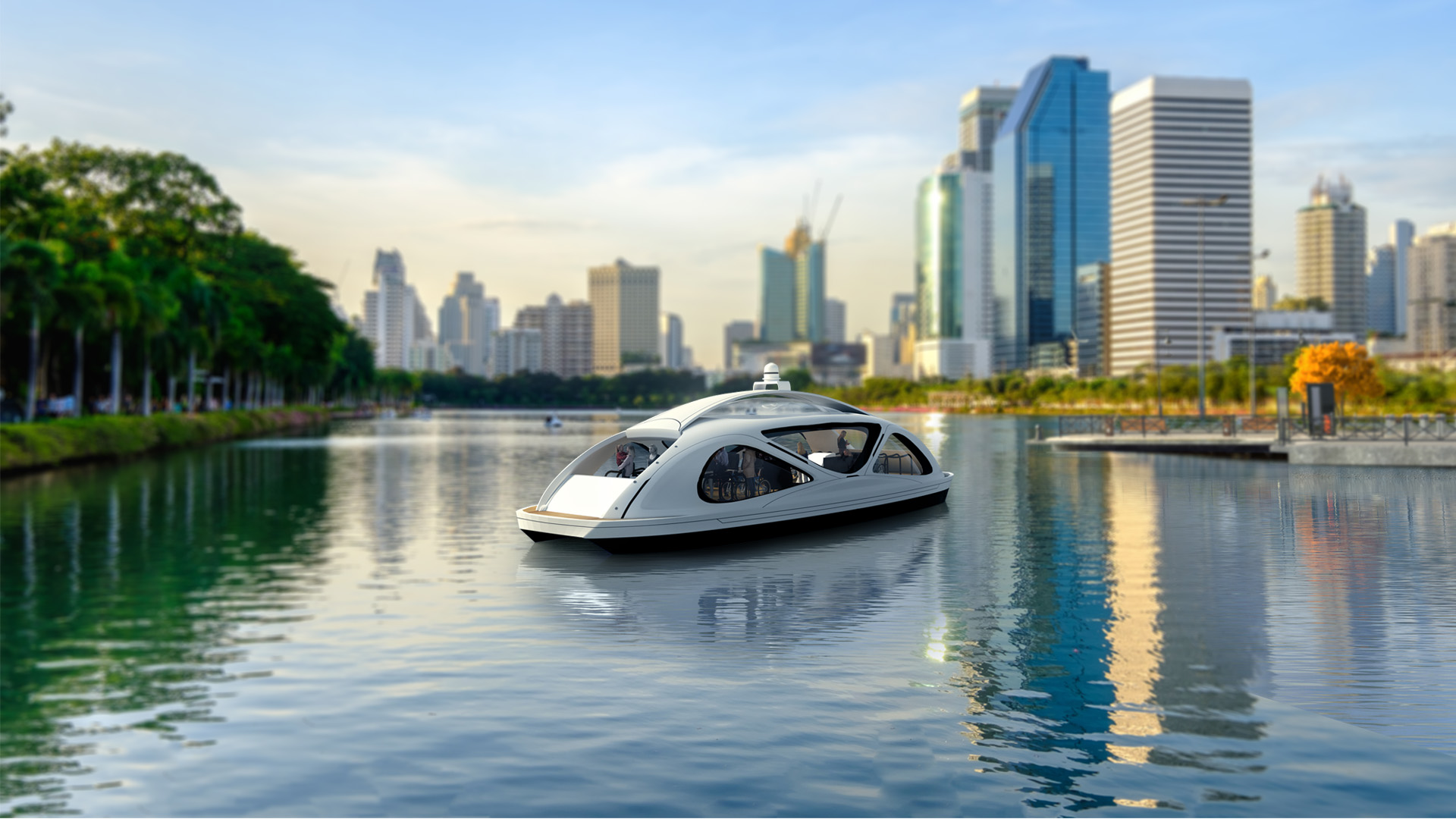 Estos taxis acuáticos revolucionarán el transporte público: Zeabuz, movilidad urbana autónoma de emisión cero