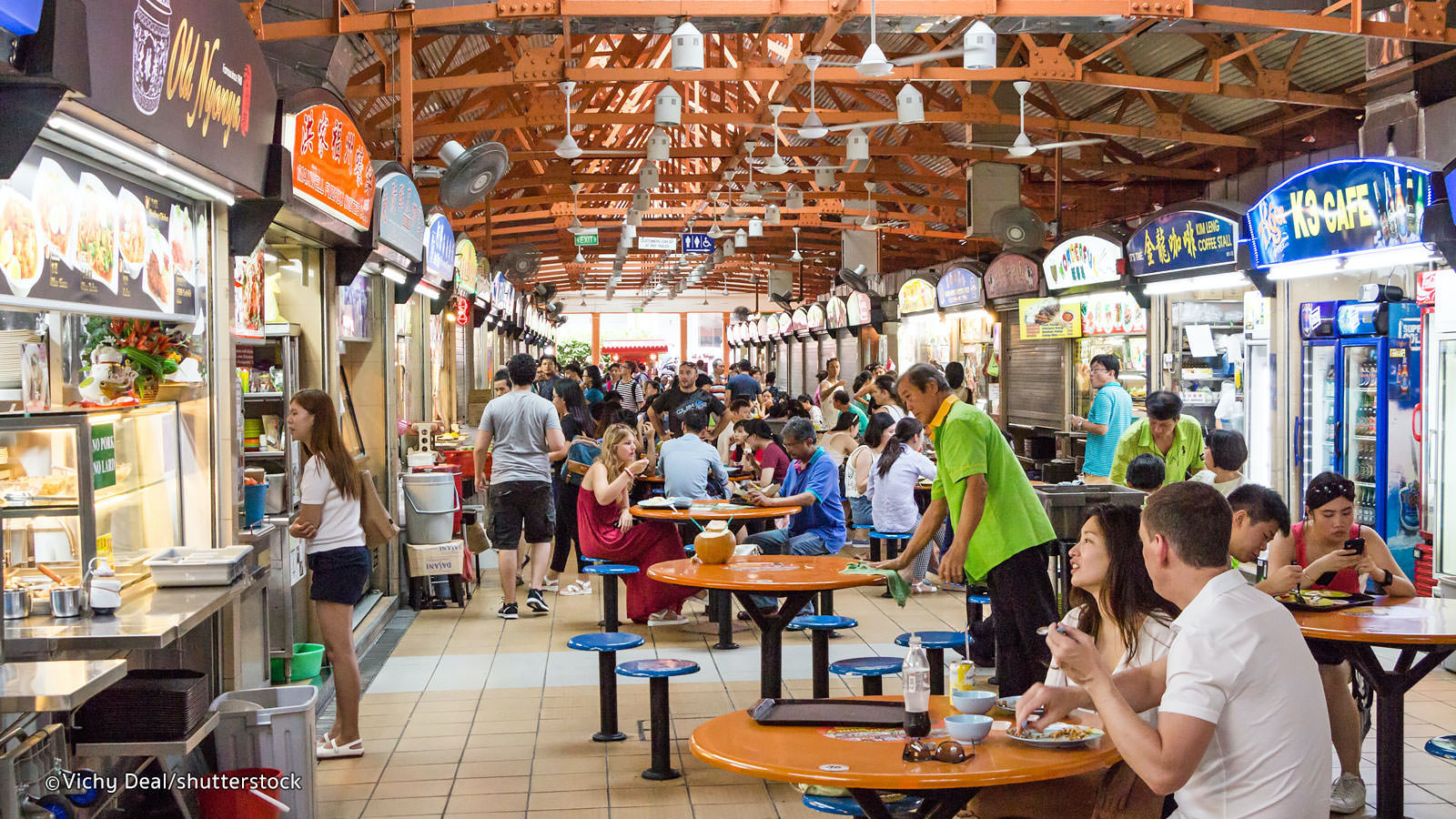 Los Hawkers Centres de Singapur han sido reconocidos por la UNESCO como Patrimonio Cultural Inmaterial de la Humanidad