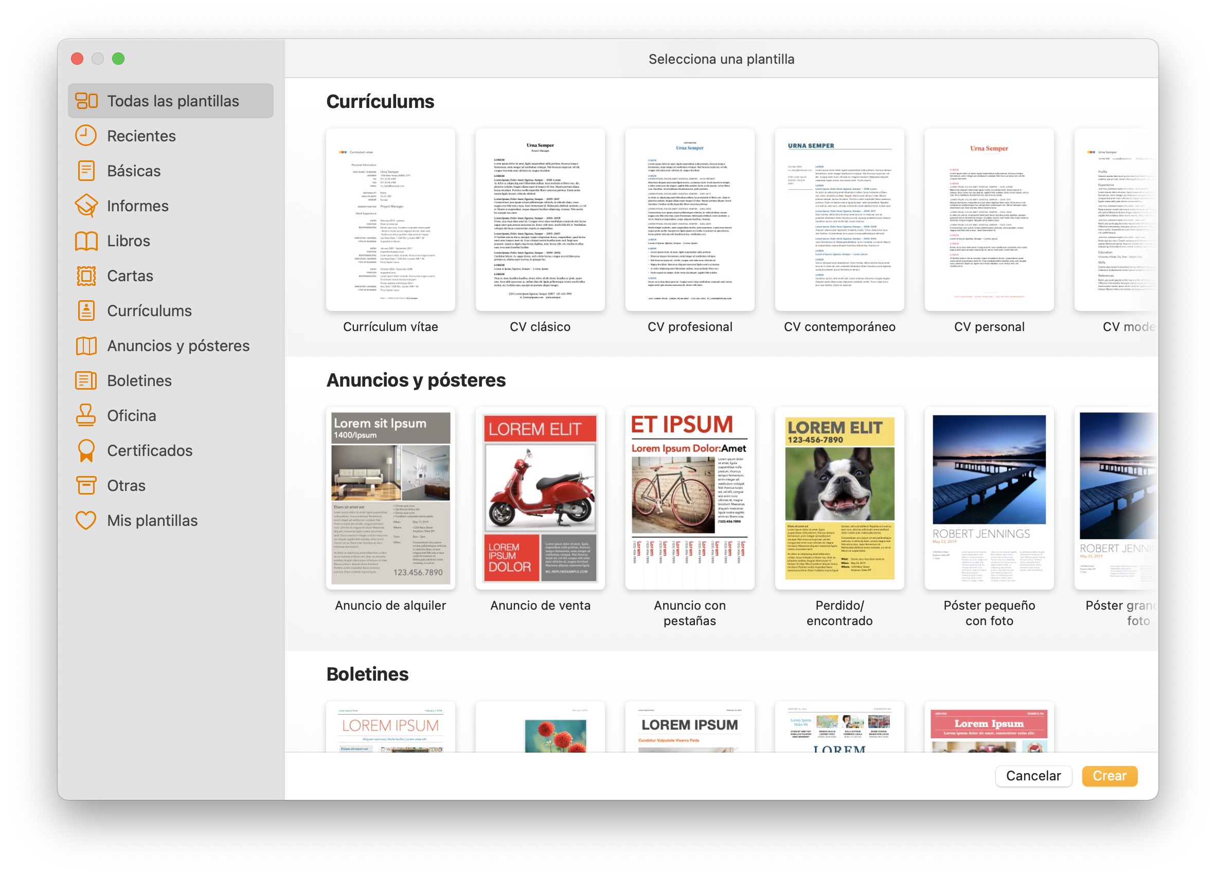 Cómo crear y utilizar nuestras propias plantillas personalizadas en Pages para Mac