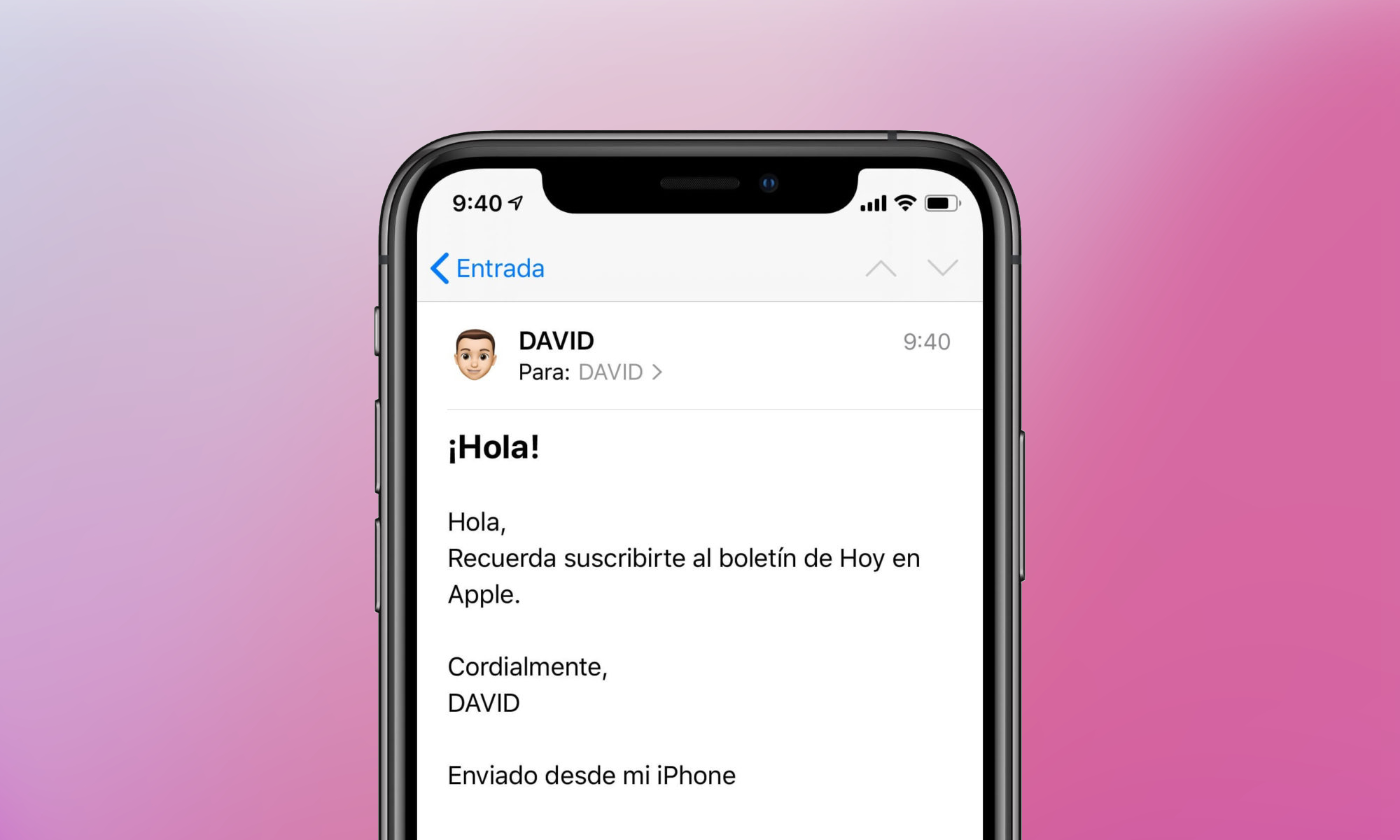 La importancia de las firmas en Mail