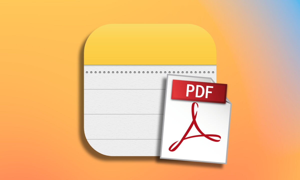 Cómo exportar notas a PDF en nuestro iPhone, iPad o Mac