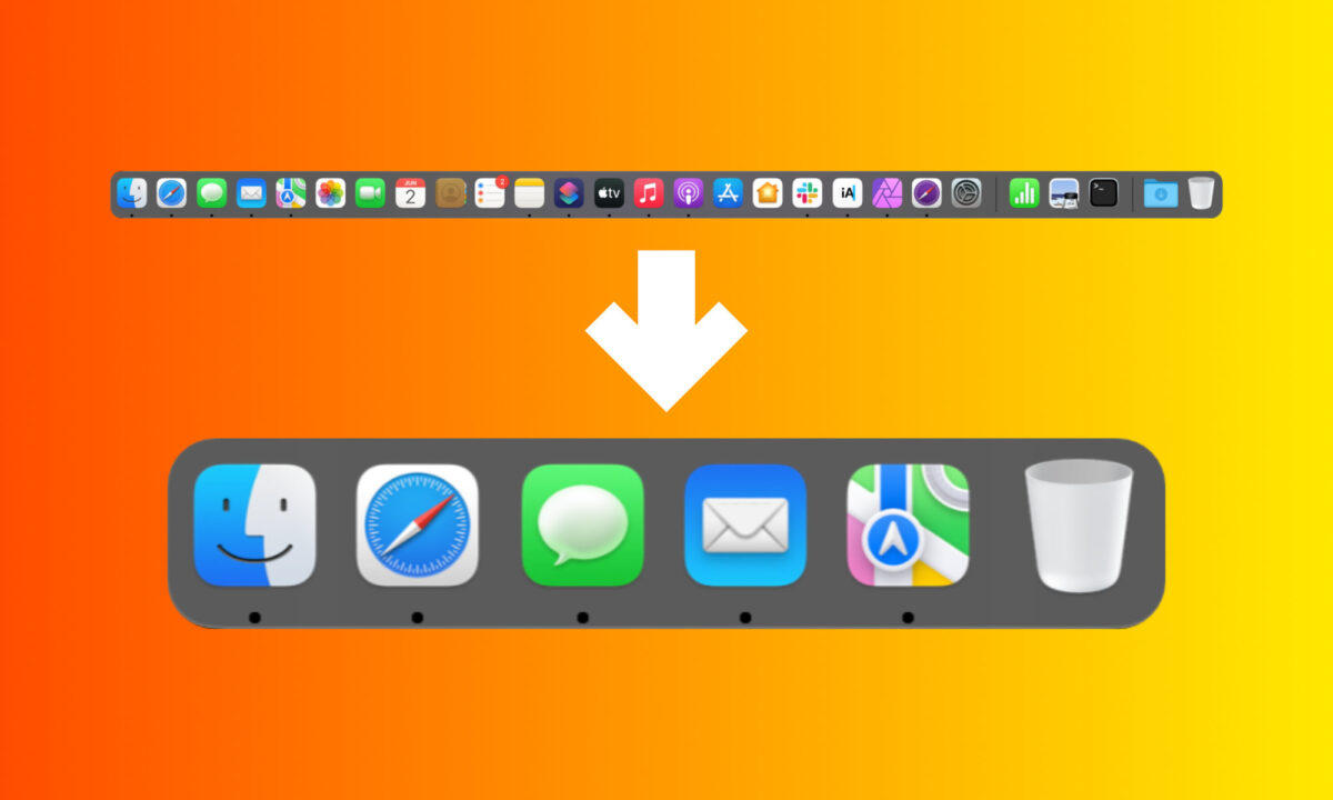 Cómo mostrar solo las apps abiertas en el Dock de nuestro Mac