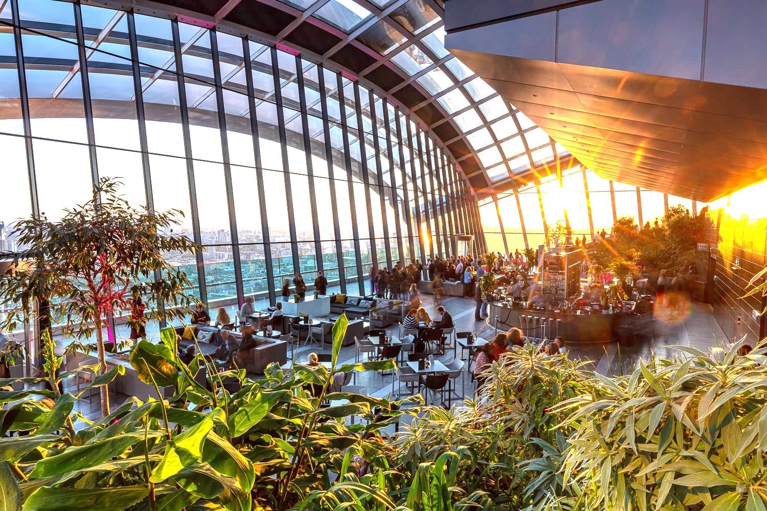 El Sky Garden de Londres. El edificio Walkie-Talkie nos ofrece las mejores vistas de la ciudad