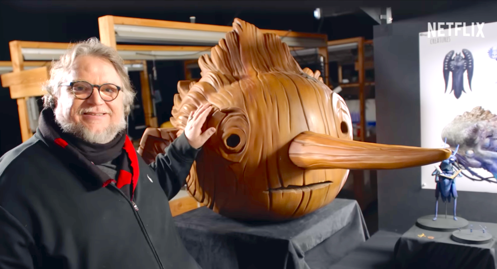 'Pinocho, de Guillermo del Toro' nos lleva detrás de cámaras antes de su estreno en diciembre: el arte del stop-motion en todo su esplendor