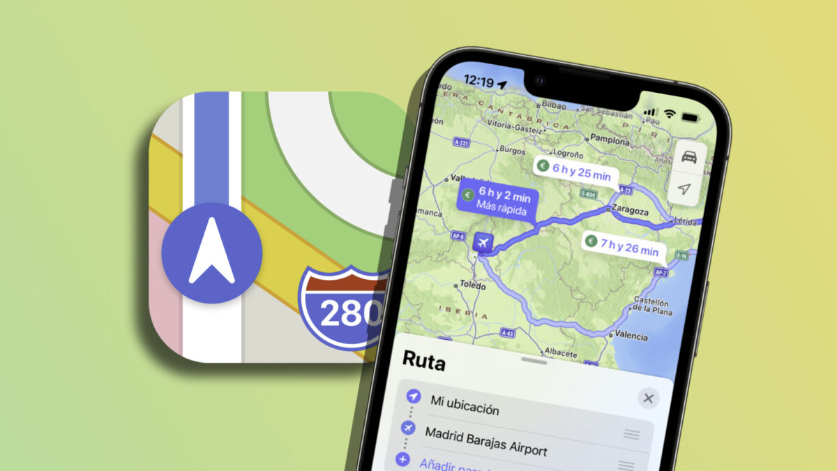 Cómo ver y usar rutas alternativas en la app Mapas