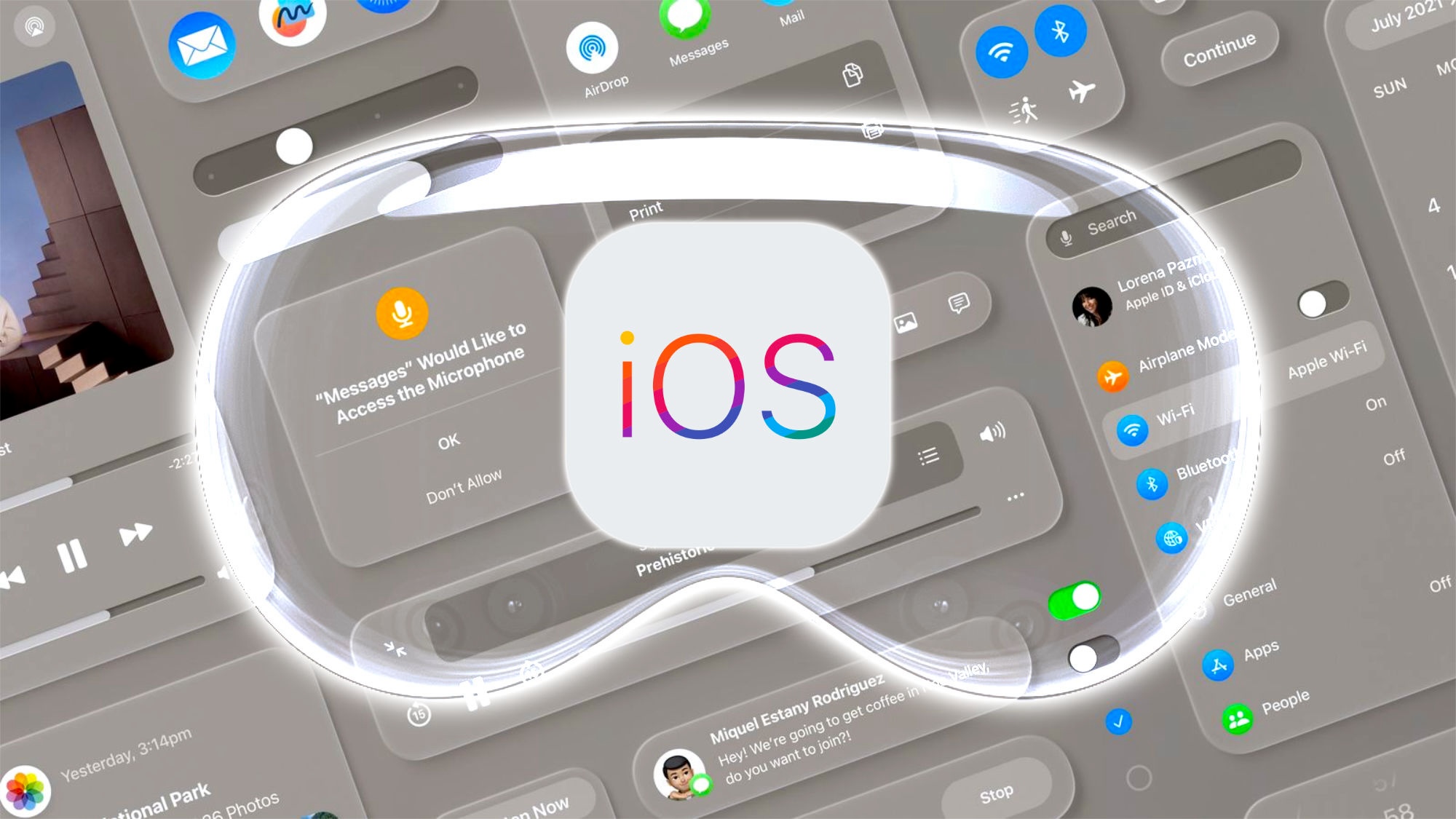 iOS 18 se inspira en visionOS: se rumorea un nuevo diseño para el iPhone