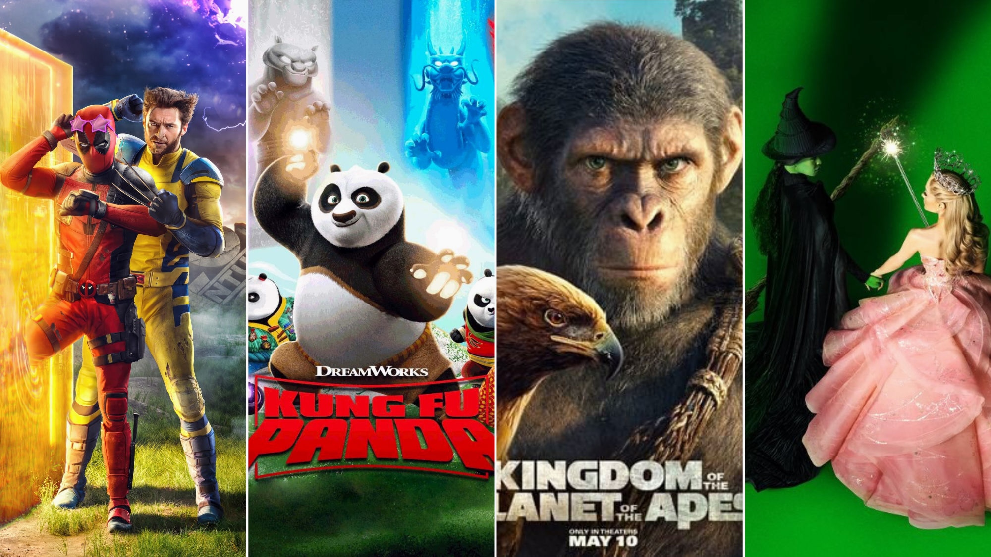 Todos los estrenos anunciados en la Super Bowl 2024: Deadpool & Wolverine, Kung Fu Panda 4, El reino del planeta de los simios, Wicked: Part One, The Fall Guy y mucho más