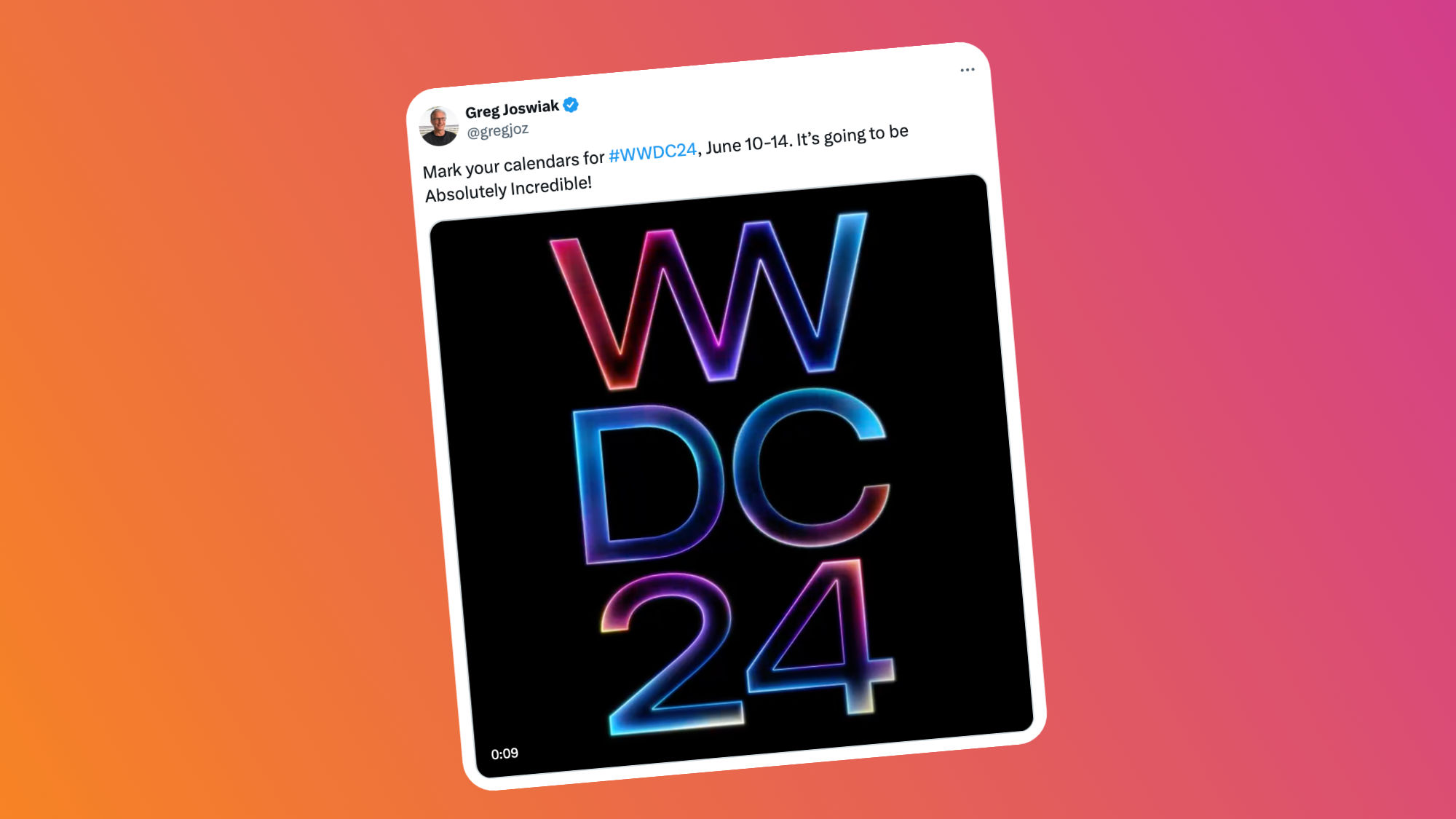 Hay un juego de palabras escondido en las invitaciones de la WWDC 2024