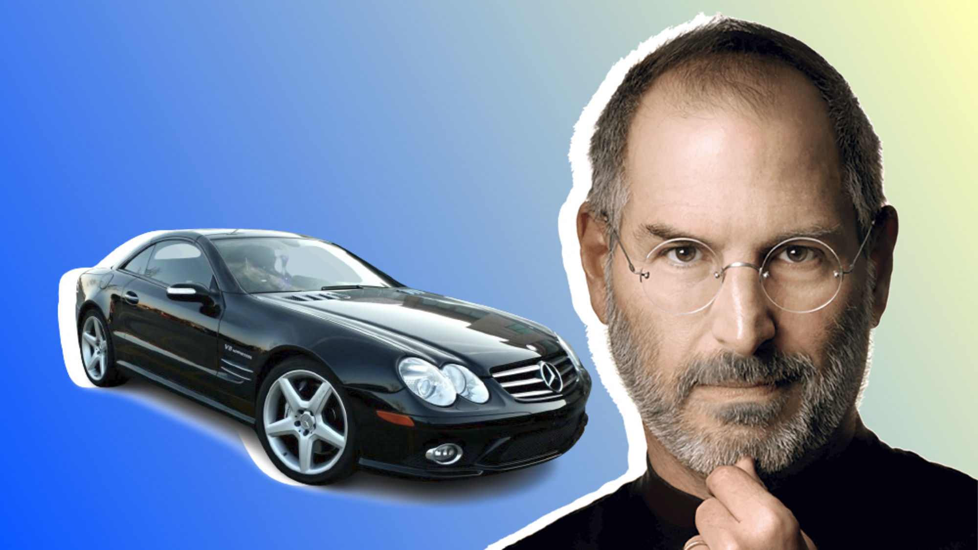 Steve Jobs no llevaba matrícula en su mercedes. ¿Cómo fue posible sin incumplir la ley?