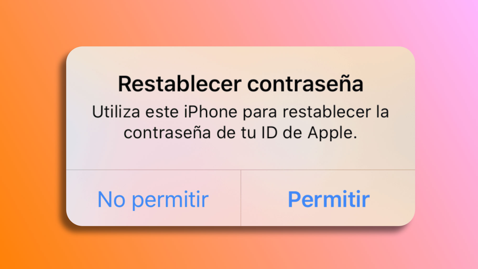 Cómo restablecer la contraseña de un Apple ID